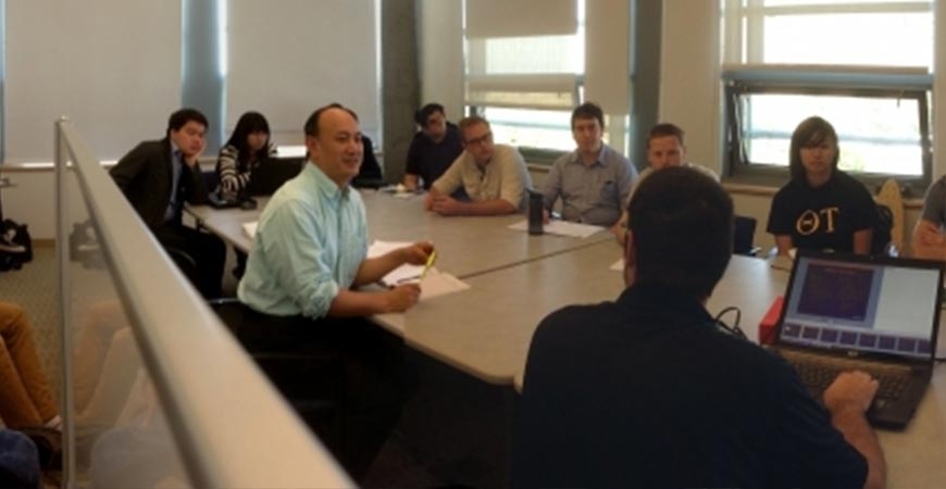 people having a meeting